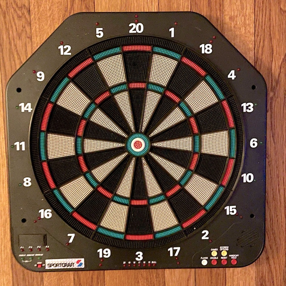 🎯Electronic Dartboard SportCraft SHOOTOUT Multi-Player🎯 ✨ no cord